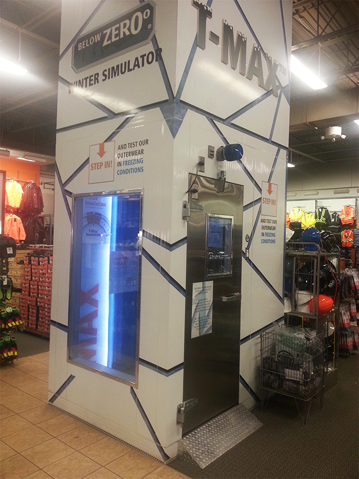 This Store Has A Winter Simulator For Testing Out Winter Clothing