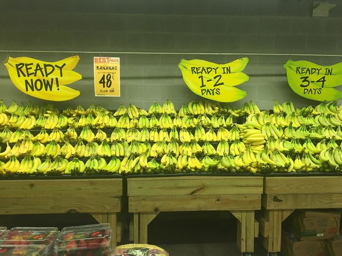 This Store Sorts It's Bananas By How Ripe They Are