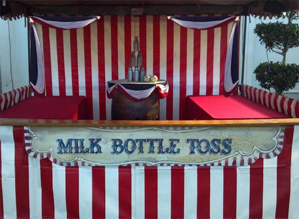 Milk Bottle Toss Popular Carnival Game